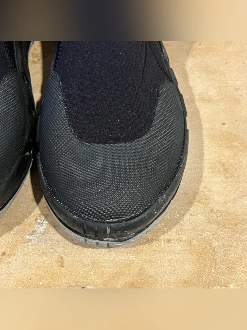 L.L. Bean Wet Suit Black Neoprene Zip Boots